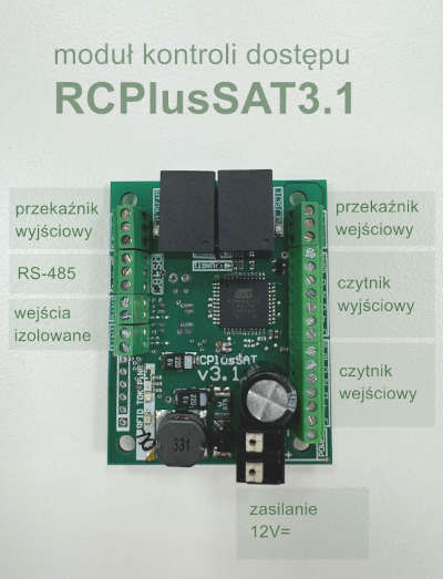 moduł RCPlusSAT3.1 złącza komunikacyjne